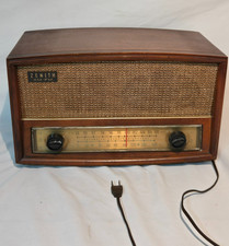Vintage Zenith G730 AM/FM Tube Radio Chassis 7C05 Wood MCM Powers On Hums picture