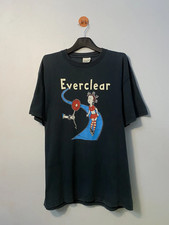 Vintage 90s Everclear Band Grunge Dr Suess Style Tshirt BOT_205 picture