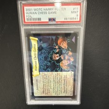 2001 WOTC Harry Potter #11 Human Chess Game Foil PSA 9 MINT Trading Card picture