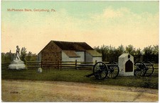 1907-15 Gettysburg PA The McPherson Barn Reynolds Woods RARE Civil War Postcard picture
