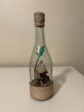 vintage 1960s/1970s philippines tiki souvenir diorama bottle bahay kubo picture