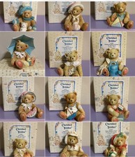 Enesco Cherished Teddies Monthly Bears January thru December  - New in Box picture