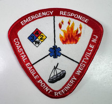Coastal Eagle Point Refinery Westville New Jersey Emergency Response NJ Patch B9 picture