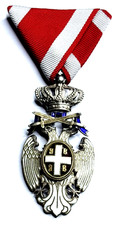 Yugoslavia Order of the White Eagle w/ Swords 5th Class WWI Belgian Type picture