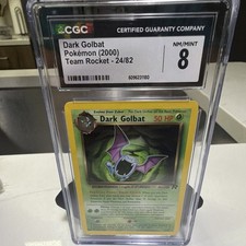 Dark Golbat CGC 8 2000 Pokémon Team Rocket #24/82 English Certified Guaranty picture