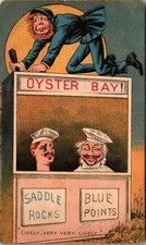Vintage 1880's Vaudeville Skipped By The Light Of The Moon Victorian Trade Card picture