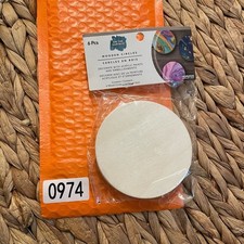 On The Surface Unfinished Wooden Circles 6 Pcs DIY Craft Shapes 3.25 In#️0974 picture