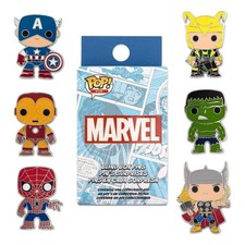 Loungefly Pop Marvel The Avengers Classic Blind Box Enamel Pin picture