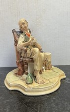 1970 Naturecraft Merry Mender Hand Painted Stoneware Figurine England picture