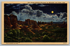 c1940s Arches National Monument Moab Utah Scenic View Postcard picture