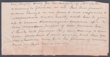 SIR WALTER SCOTT - AUTOGRAPH LETTER FRAGMENT UNSIGNED picture