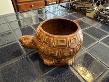 Vintage McCoy Pottery Turtle Planter No. 740 USA - 4.5