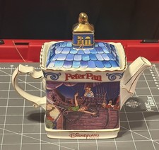 Disneyland Paris Peter Pan Teapot James Sadler England Tinker Bell Disney Rare picture
