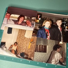 Photo Lot Of 4 Pretty Women In The 80s Spring Break In Motel Riding Car Candid picture