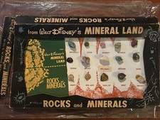 RARE 1950s Walt Disney’s Rocks and Minerals Mineral Land Box Set picture