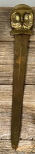Art Nouveau letter opener with buckle owl motif clip Vintage Austria 11