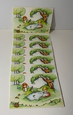 Vintage Hallmark Postalettes Lot (7) JOAN WALSH ANGLUND Girls At Pond Bluebird picture