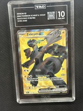 Zekrom EX Pokemon Black Bolt Ultra Rare TAG 10 PSA #158/086 picture
