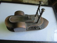 VINTAGE BRASS RIVER BOAT BANK  CHICAGO U.S.A BANTHRICO INC. picture