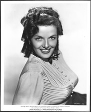 JANE RUSSELL VINTAGE ORIGINAL PHOTO HOLLYWOOD ACTRESS STUNNING 1947 MOVIE POSE picture