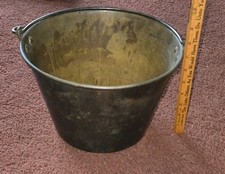Antique Brass #10 Kettle Pail picture