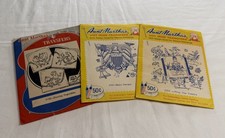 Vintage Aunt Martha’s Hot Iron Transfers Lot Frog Eagle Dancing Vegetables picture