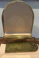 Vintage Elizabeth Arden Vanity DISPLAY  Makeup Brass Mirror~ RARE picture