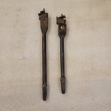 Two ~ Vintage Expansive Adjustable Auger Bits For Bit Brace ( Square end ) picture