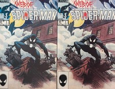 (2) WEb of Spiderman Number 1- Marvel Comics April 1985 picture