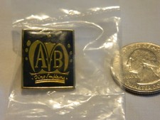VINTAGE A B FINE EMBLEMS METAL PIN BACK picture