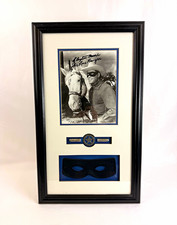 Clayton Moore Signed Autograph The Lone Ranger Framed Photo Display w/ PSC COA picture