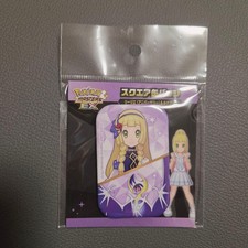 Pokemon Square Can Badge Lillie & Lunala 44x70mm Unused picture