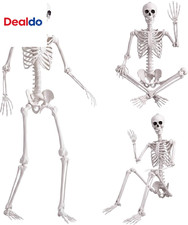 7.9 FT Giant Oversized Human Plastic Skeleton Outdoor Decoration picture