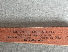 Vintage La Valle WI Feed Mill Advertising Wood Fork Dairy Poultry Milling picture