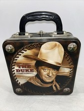 John Wayne The Duke Metal Collectible Lunch Box Tin Western Cowboy Item 15170 picture