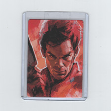 MICHAEL C. HALL/DEXTER ACEO PAINTED SKETCH CARD BY ARTIST PAINTOHOLIC(#3)   1/1 picture
