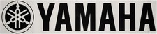 Factory Effex 12-94216 Black 3' (Yamaha) Die-Cut Sticker 3 Foot picture