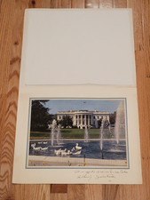 1961 President  John F.  Kennedy  Official White House Christmas Card Gift Print picture