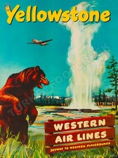 Western Airlines Yellowstone 9