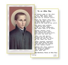 Altar Boy LAMINATED Prayer Card, 5-pack, with Two Free Bonus Cards picture