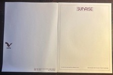 Vintage 1979-80 Hawk Sunrise Killington VT Letterhead 20 Sheets Resort Ephemera picture