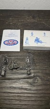 Vintage Americana Pewter Collection 1992 Set Of Five Solid Pewter Figurines picture