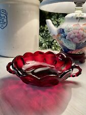 ANCHOR HOCKING, ROYAL RUBY NAPPY DISH picture