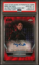 2024 Topps Star Wars Hyperspace Ming-Na Wen Auto Red /5 #MN PSA 10 POP 1 Alpha picture