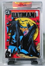 Batman #423 McFarlane Cut & Stacked 3-D Trading Card In Custom Acrylic Case  picture