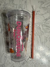 Dunkin DunQueens 24oz Clear Tumbler 2025 Limited Edition Super Clean picture