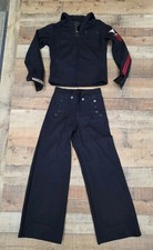 Vintage WWII US Navy Sailor Uniform Wool Crackerjack Jumper Pants Set Buccaneer picture