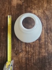 Vintage Antique Depression Era Milk Glass Colored Lamp Shade Circa 1920's picture