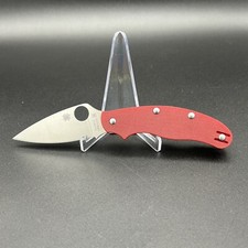 Discontinued & RARE Spyderco UK Pen Knife (UKPK) in S30V and Red G10 Factory 2nd picture