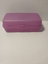 New Tupperware Packable Jewel Tone Containers Oyster Case Hinged K4 picture